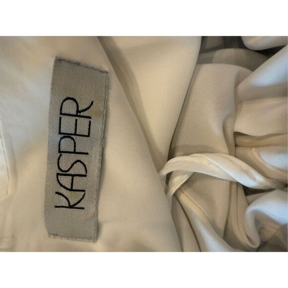 Kasper Black, White, Blue, Aline Dress- size XL - Picture 6 of 7